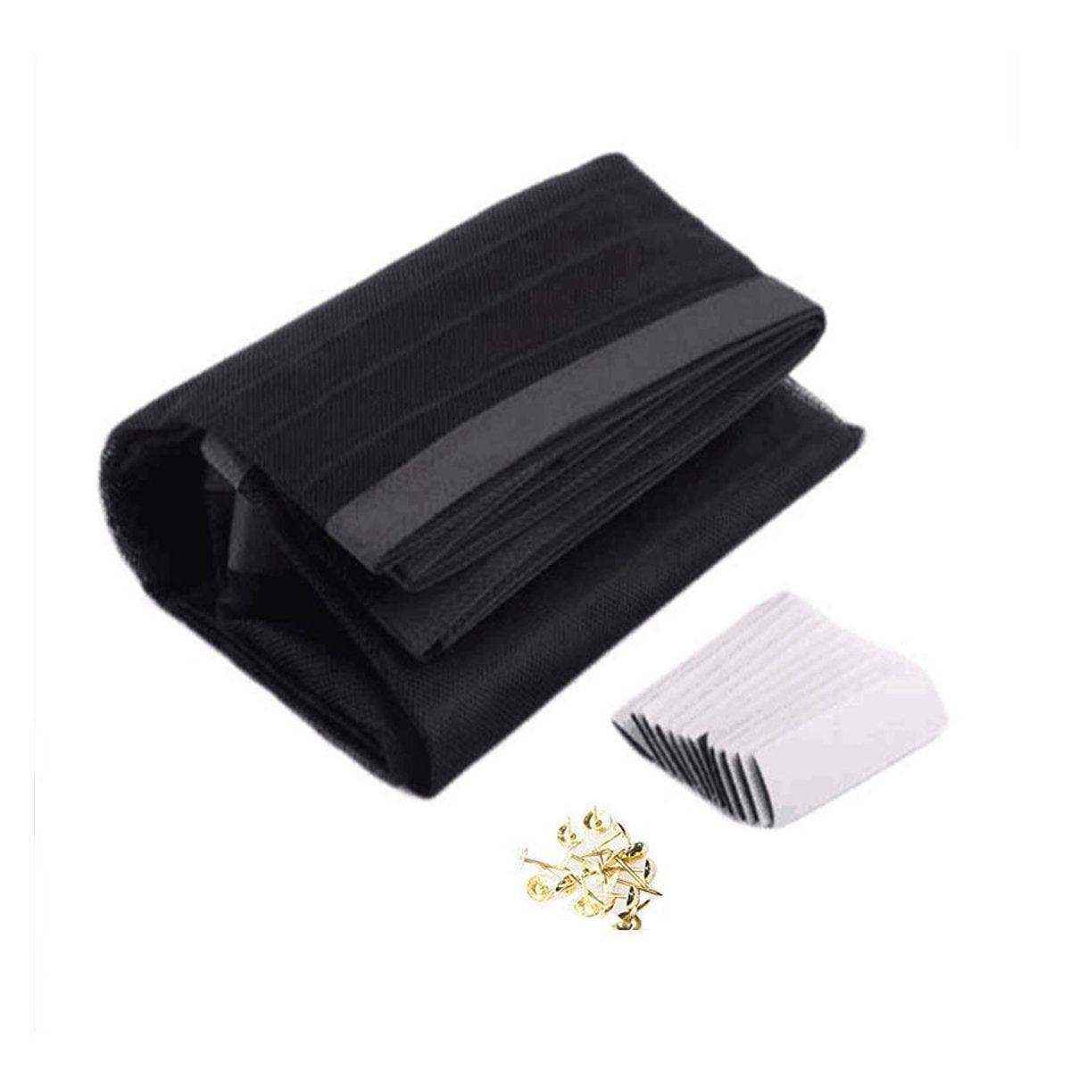 Striped Magnetic Screen Pet Door Curtain Anti Mosquito Mesh Door