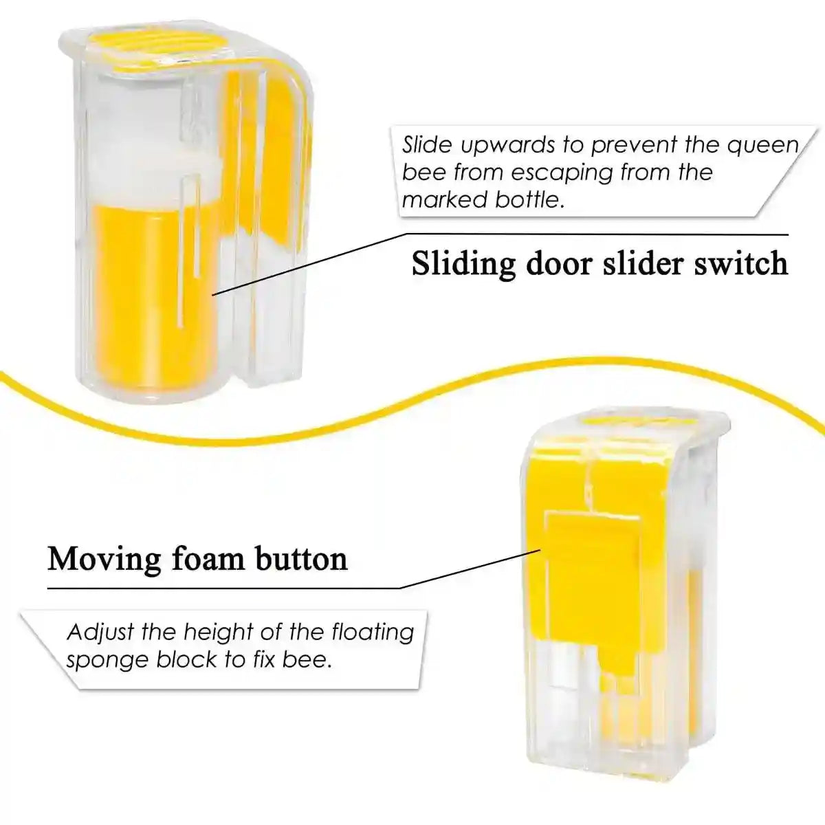 Queen Bee Marker Bottle Durable Beekeeping Tool for Safe Marking