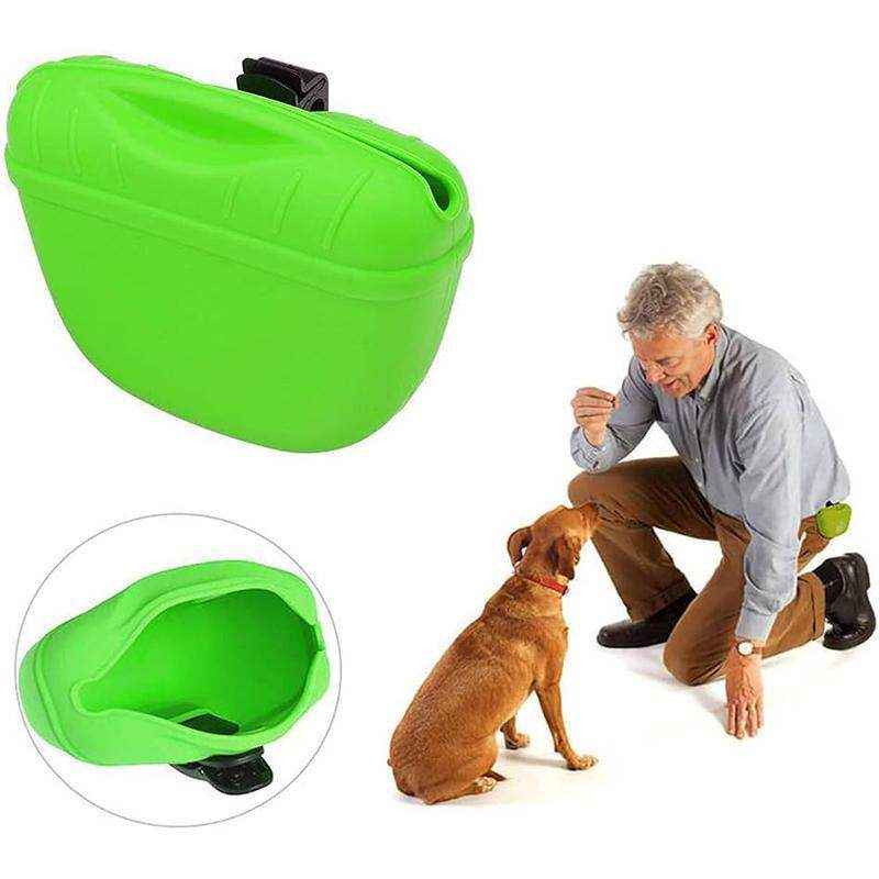 Dog Training Treat Pouch with Clip Pet Training Waist Feed Bag