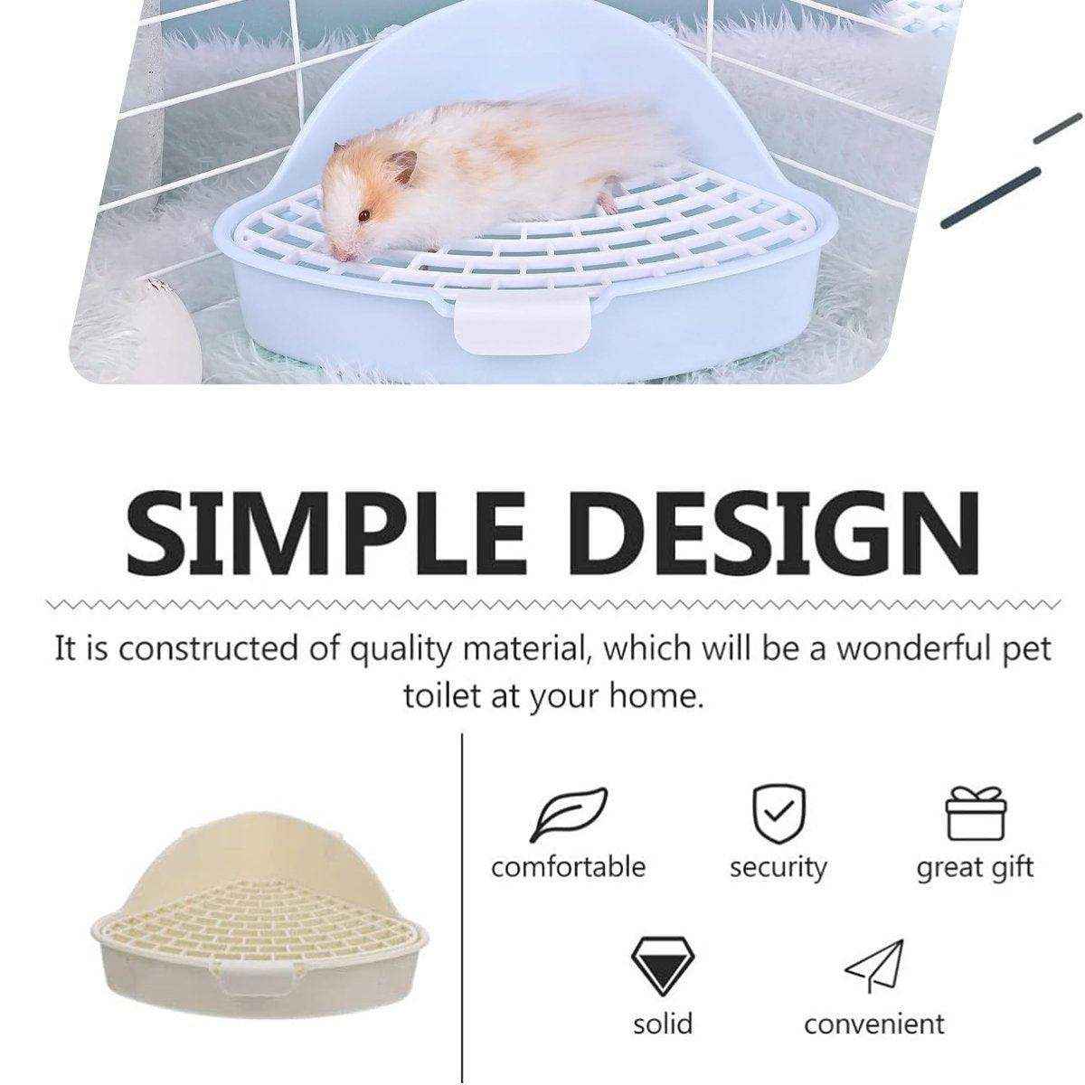 Durable Pet Toilet Potty for Rabbits and Small Animals