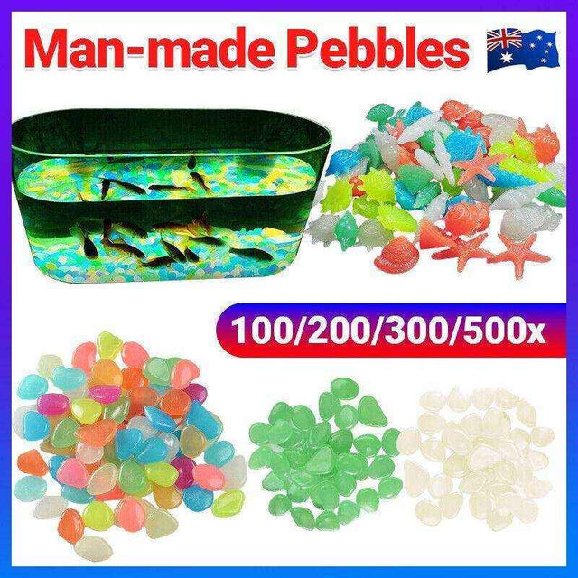 Luminous Glow Aquarium Stones - Perfect for aquariums, gardens, and decorations