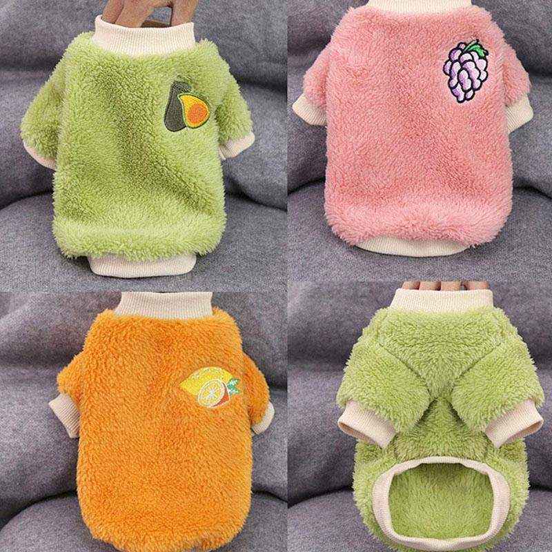 Fleece Dog Jumper for Small Pets Stylish Warmth for Winter