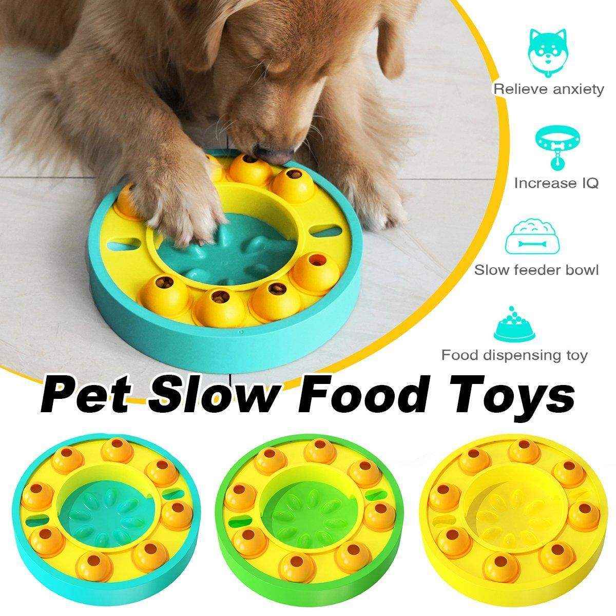 Slow Food Leakage Cat and Dog Bowl Hidden Food Toy for Mental Stimulation
