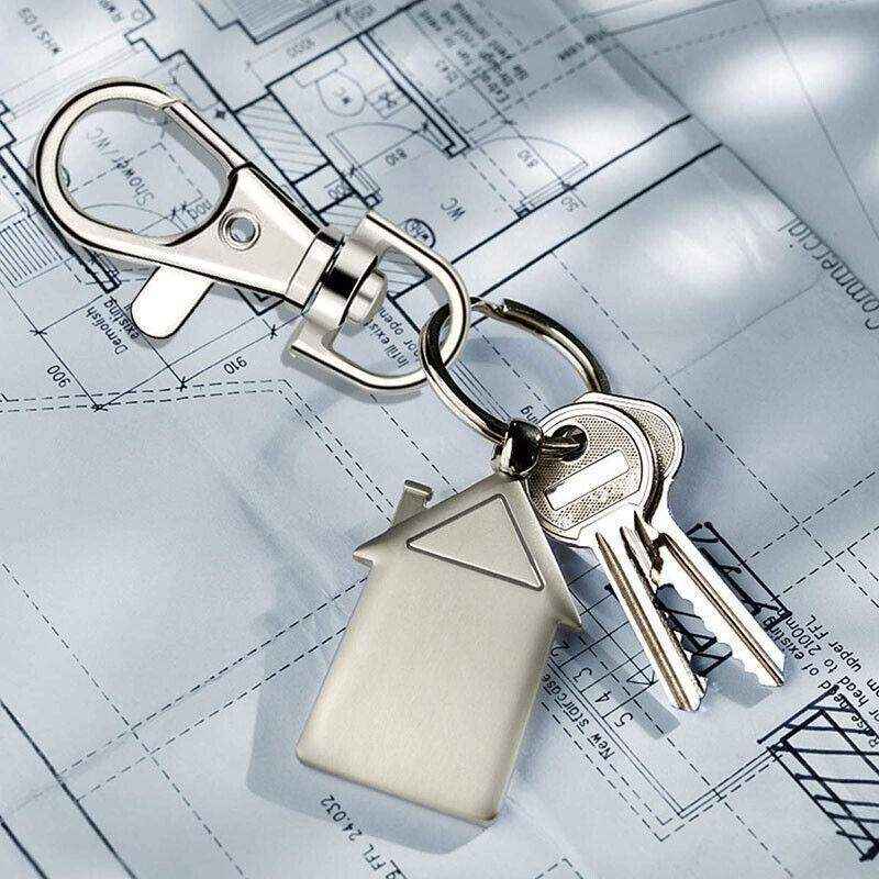 Stainless Steel Keychain Rings Durable DIY Clasps (102PCS Set)