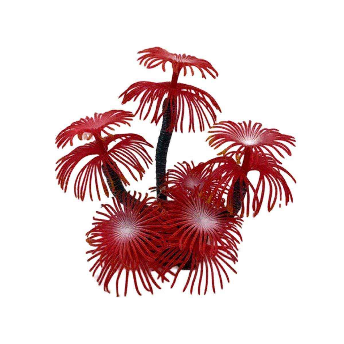 Soft Coral Fish Tank Scenery Decoration Vibrant Silk Aquarium Plants