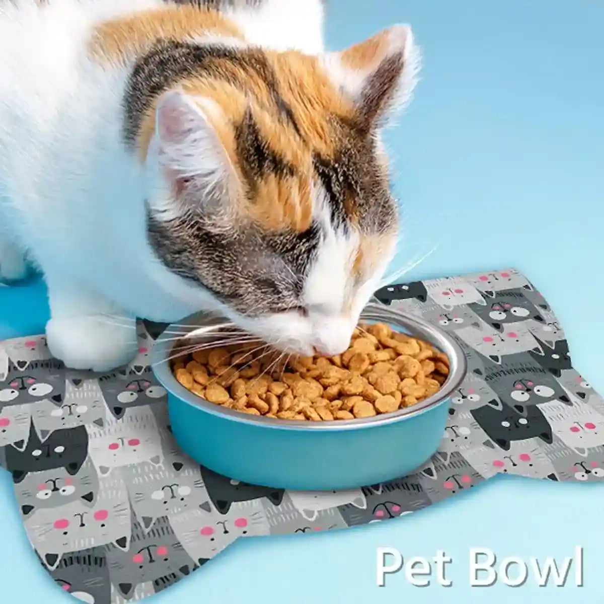 Pet Feeding Mat Non-Slip Waterproof Silicone Meal Mat for Pets