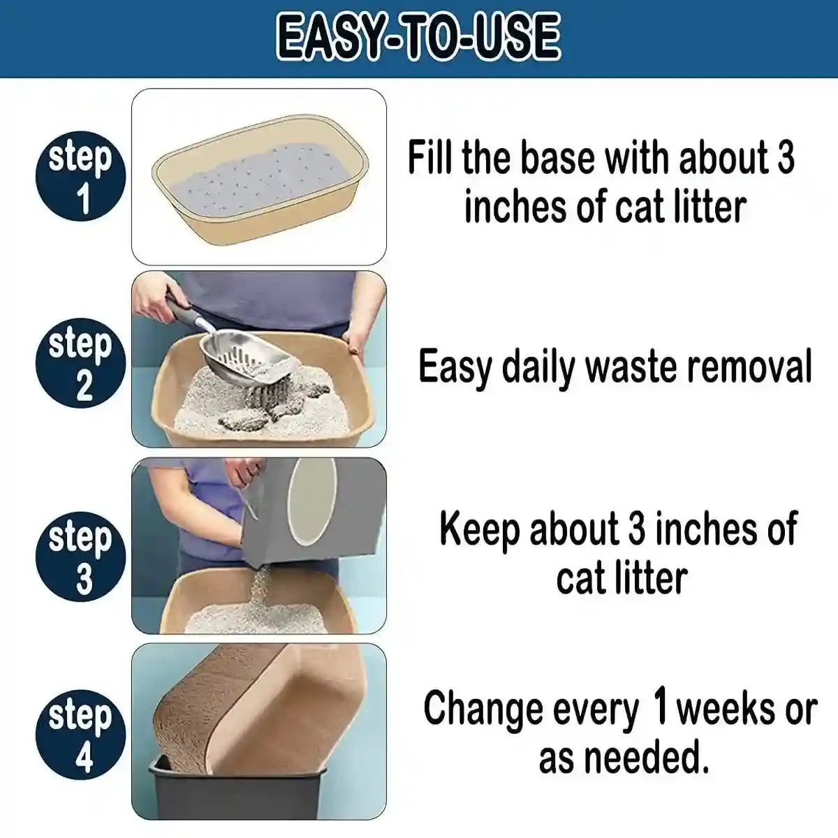 Eco-Friendly Disposable Cat Litter Trays Biodegradable Travel Solution