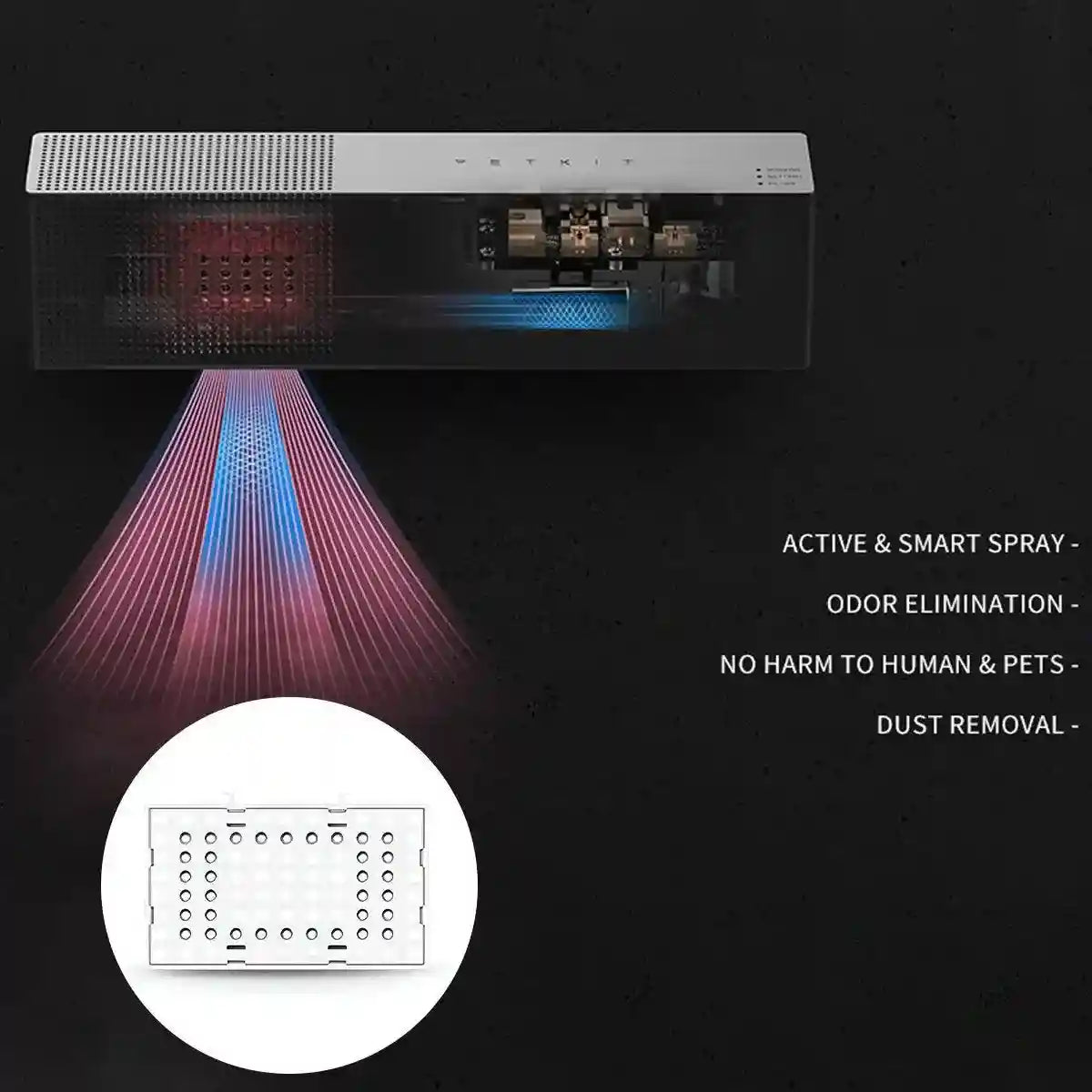 PETKIT Small Pet Air Freshener Filter Cartridge for Air Purification