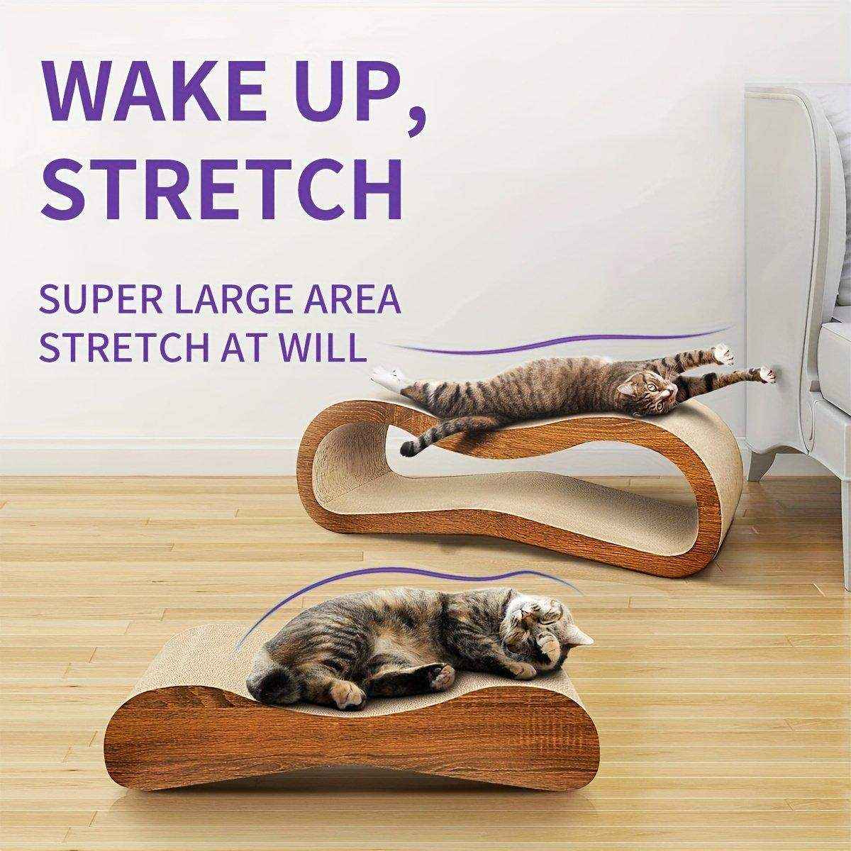 2-in-1 Cat Scratching Post & Lounger