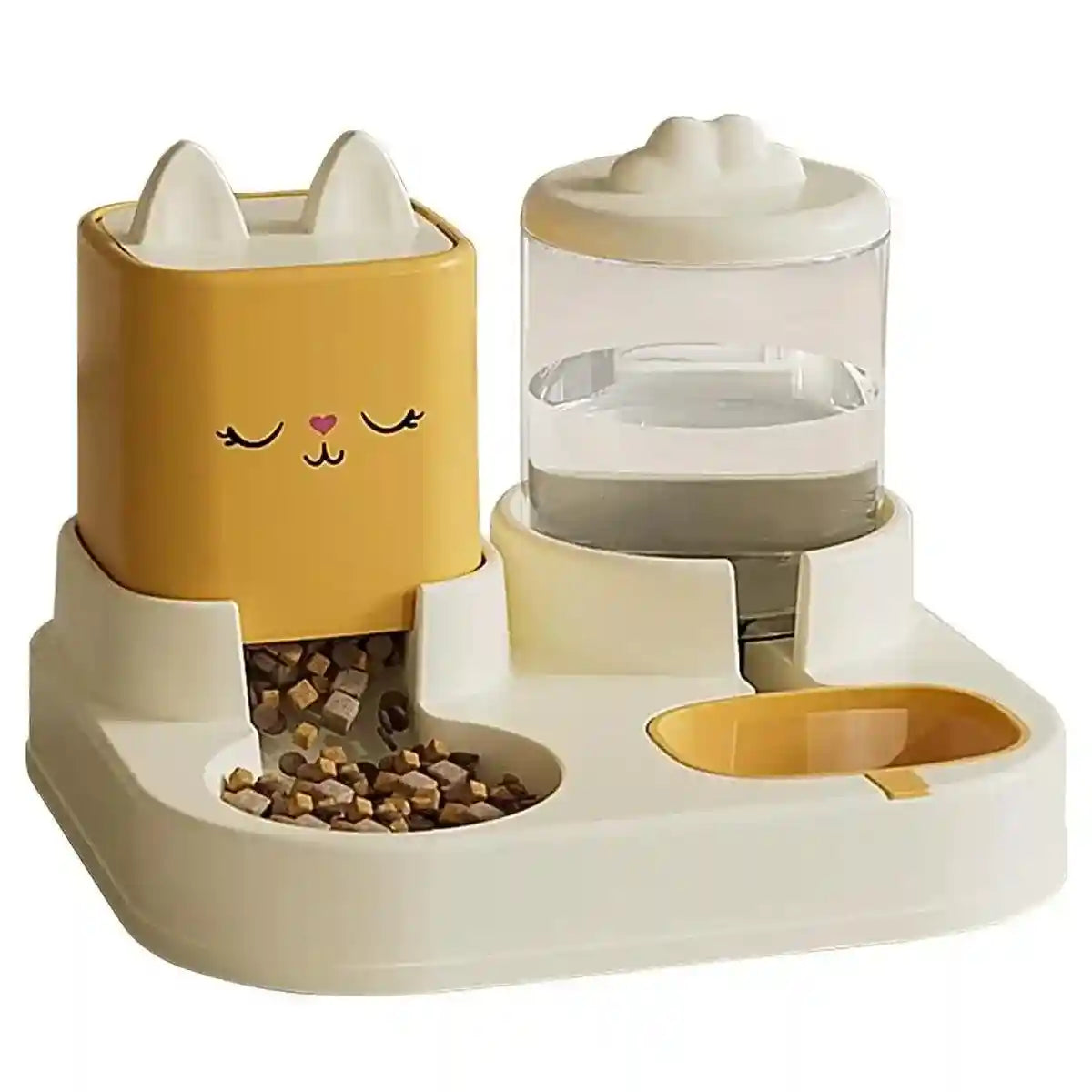 Pet Cartoon Feeding Bowl Universal Water Feeder Cat Dog Food Dish Durable Stand