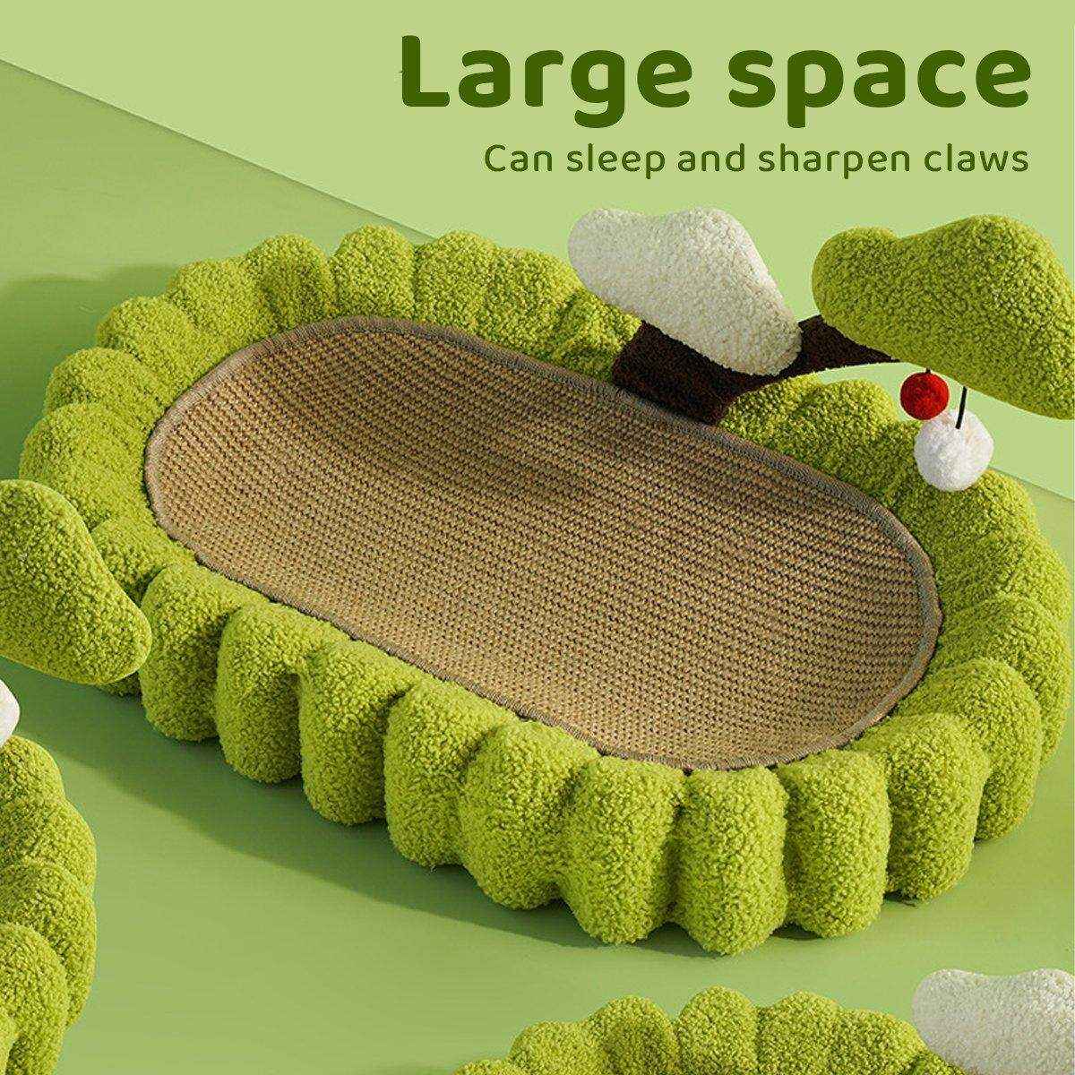 Durable Cat Scratching Bowl Mat Scratch Pad Cat Toy