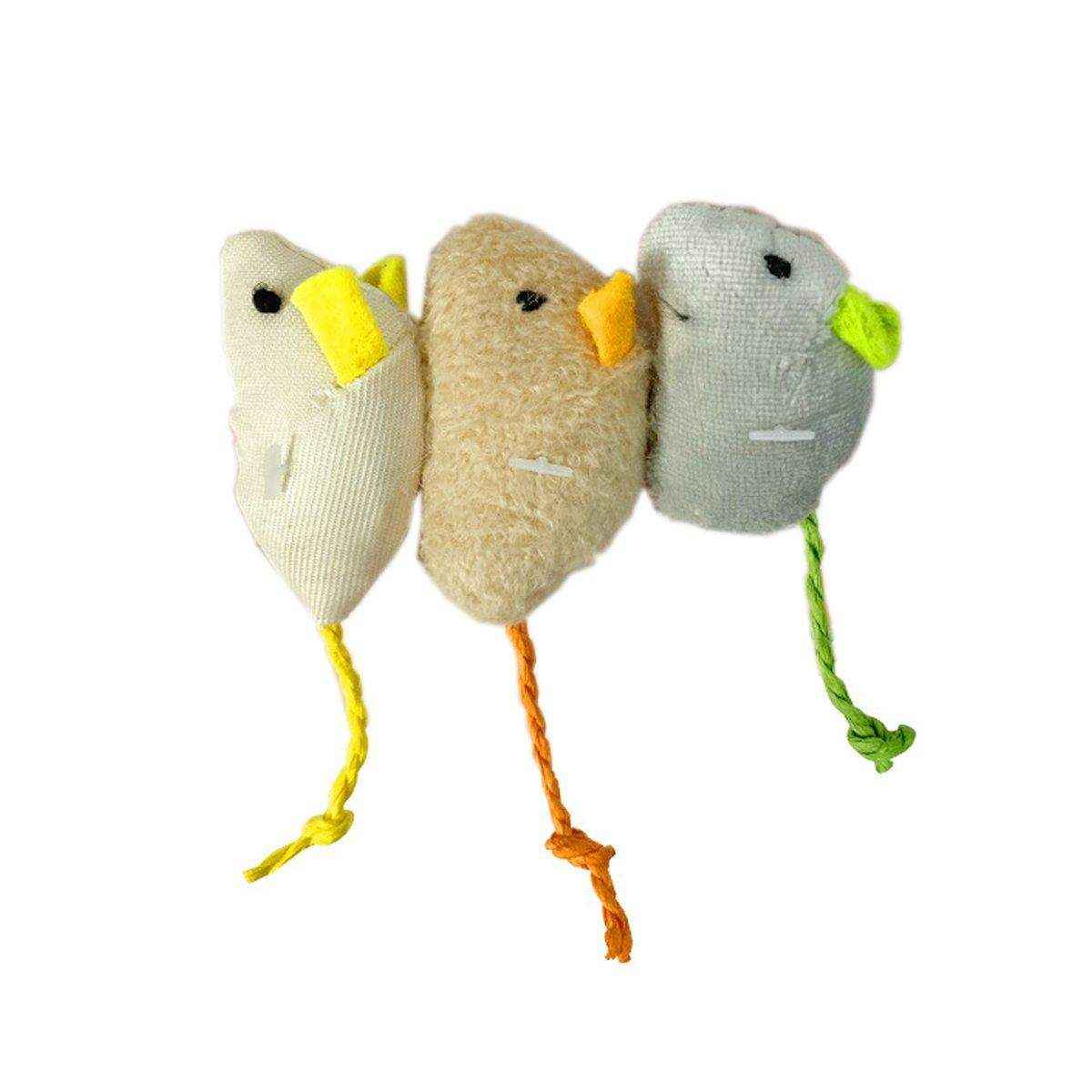 Plush Simulation Catnip Mouse Cat Toy Scratch-Resistant Molar Fun Toy