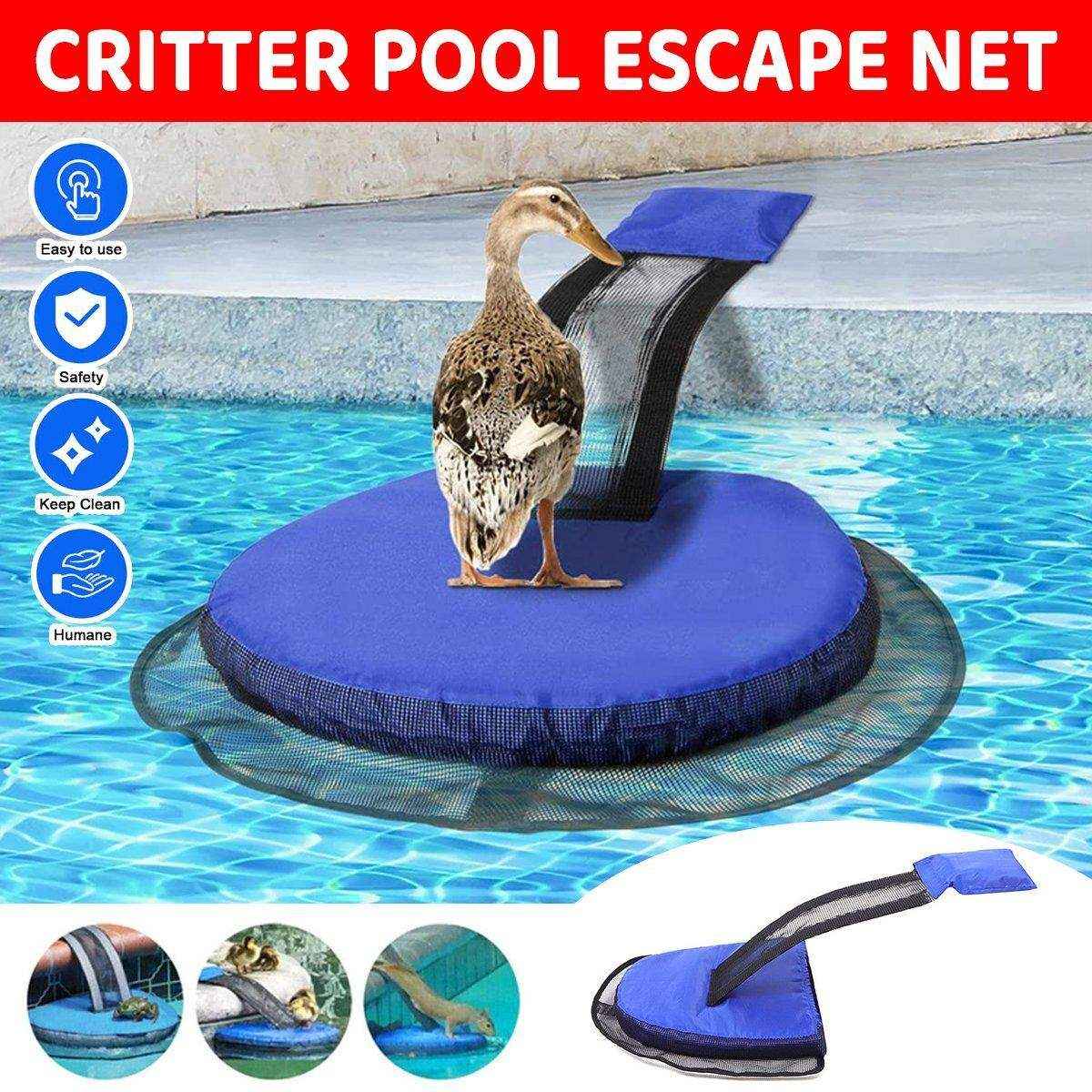 Swimming Pool Critter Saver Animal Escape Ramp Frog Log High Visibility