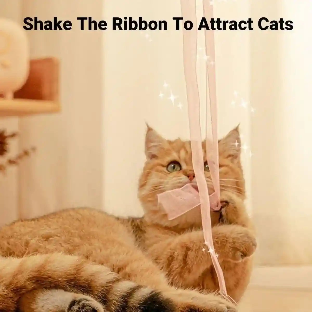 Pet Supplies Cat Toy Cat Tease Stick Self-playing Bell Fairy Stick