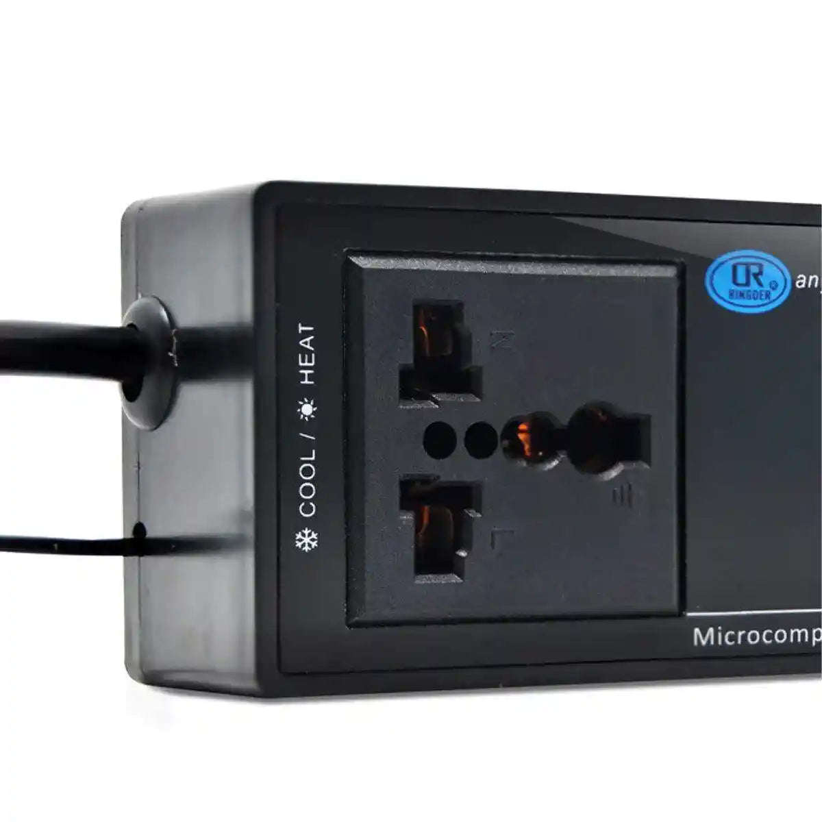 Reliable Aquarium Temperature Controllers with Dual Socket and Digital Display