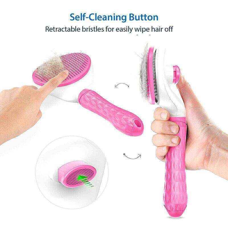 Dog and Cat Deshedding Brush for Effective Grooming