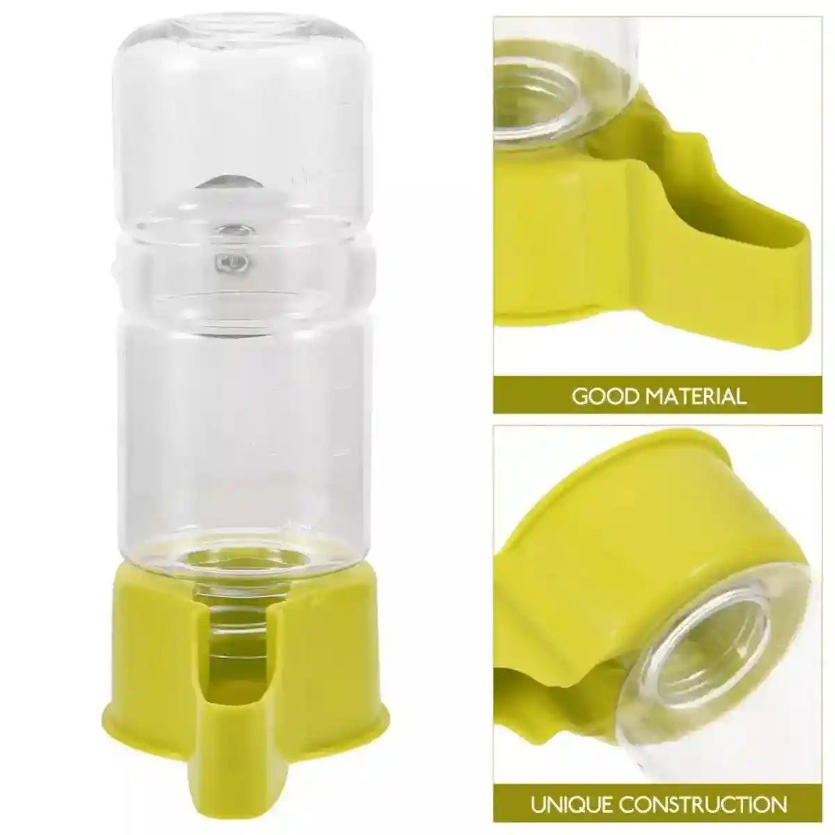 Automatic Bird Water Feeder Convenient Cage Attachment & Easy Refill