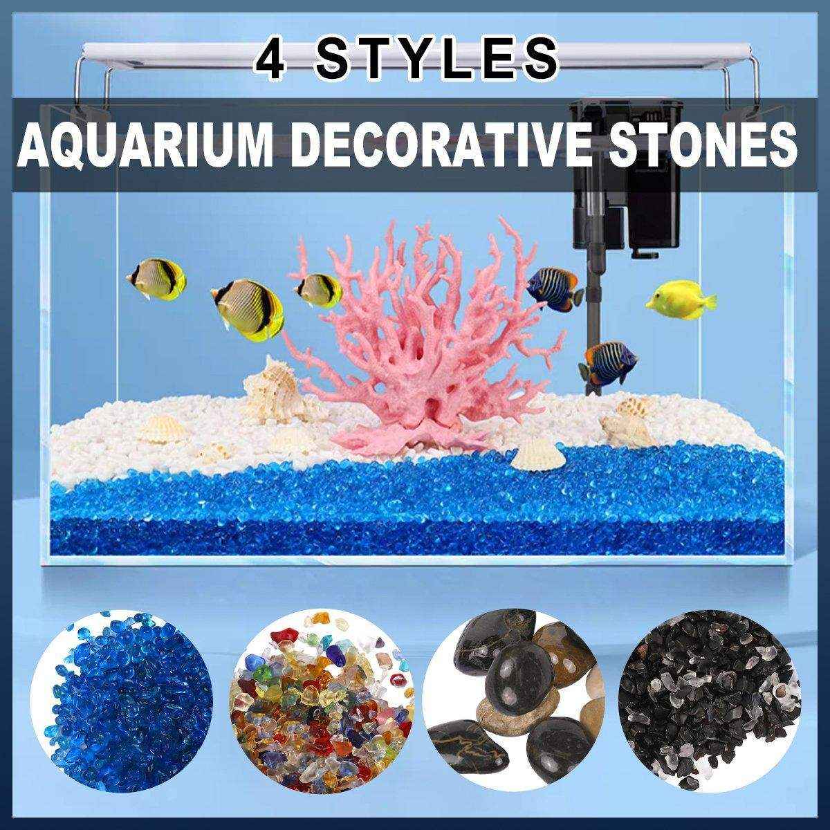 Fish Tank Bottom Sand Decorative Aquarium Stones for Freshwater & Saltwater