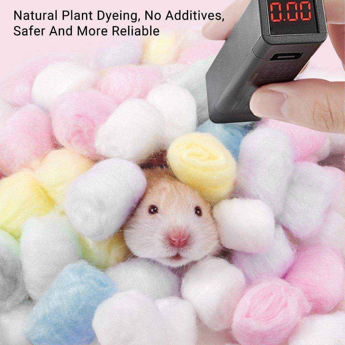 5pcs Hamster Rabbit Winter Cotton Balls Quilt Toys Nest Accessories Warm Bedding