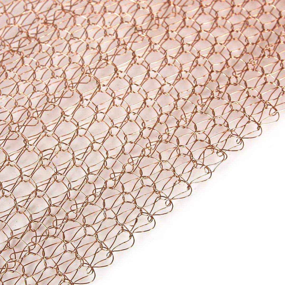 Woven Copper Mesh Roll 15cm x 6m for Gardening Pest Control