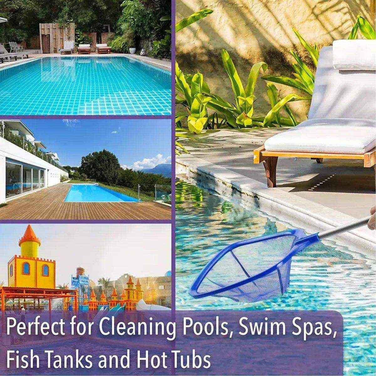 Professional Swimming Pool Cleaning Net - Adjustable Skimming Net for Pools | Petfection Corner