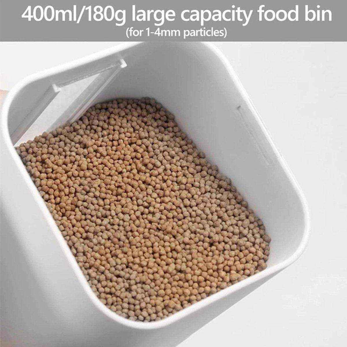 Energy-Efficient Aquarium Feeder with 400ml Capacity