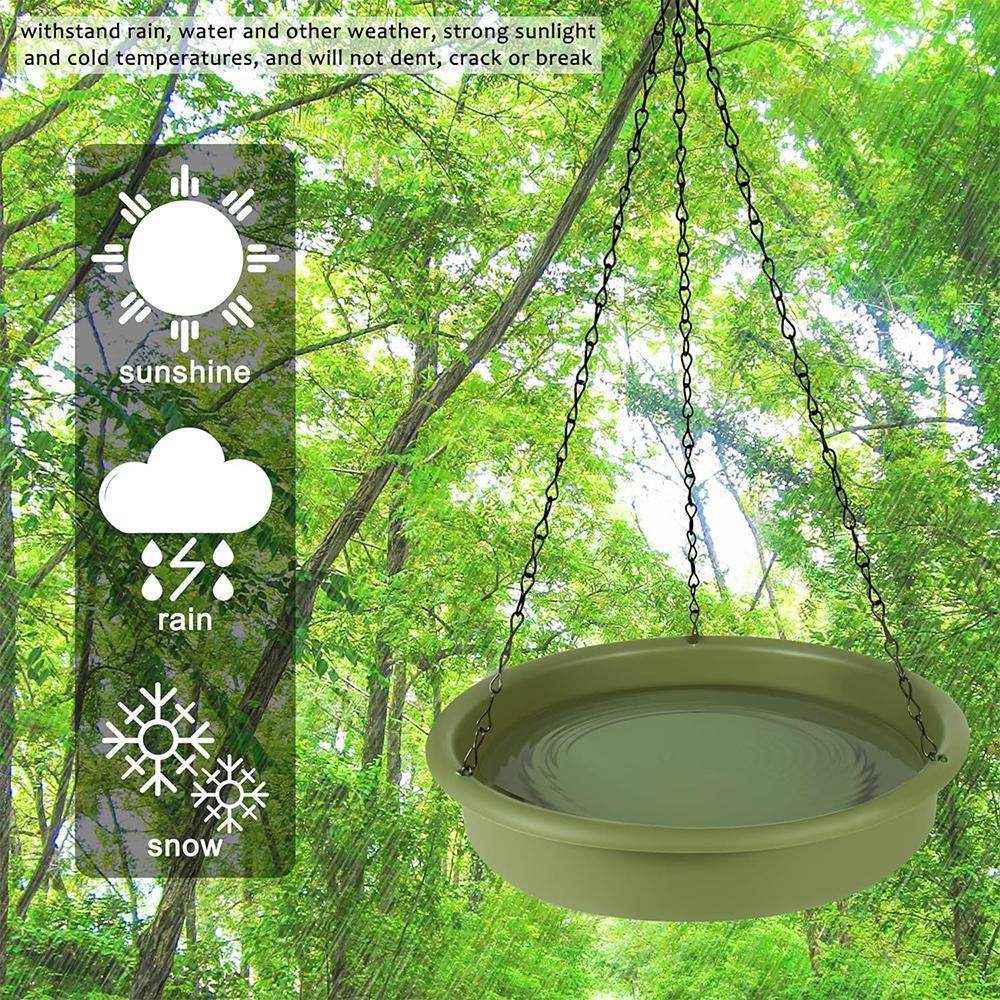 2PCS Outdoor Garden Hanging Bird Feeder