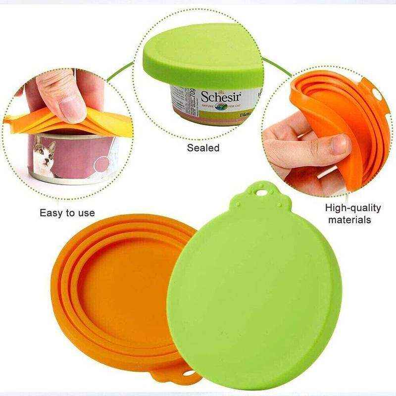 Silicone Dog Food Can Lid Reusable Dog/Cat Tin Storage Cap