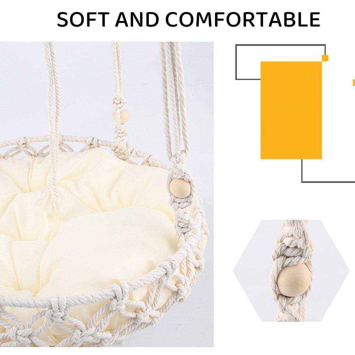 Hanging Cat Nest - Cozy Macrame Cat Hammock