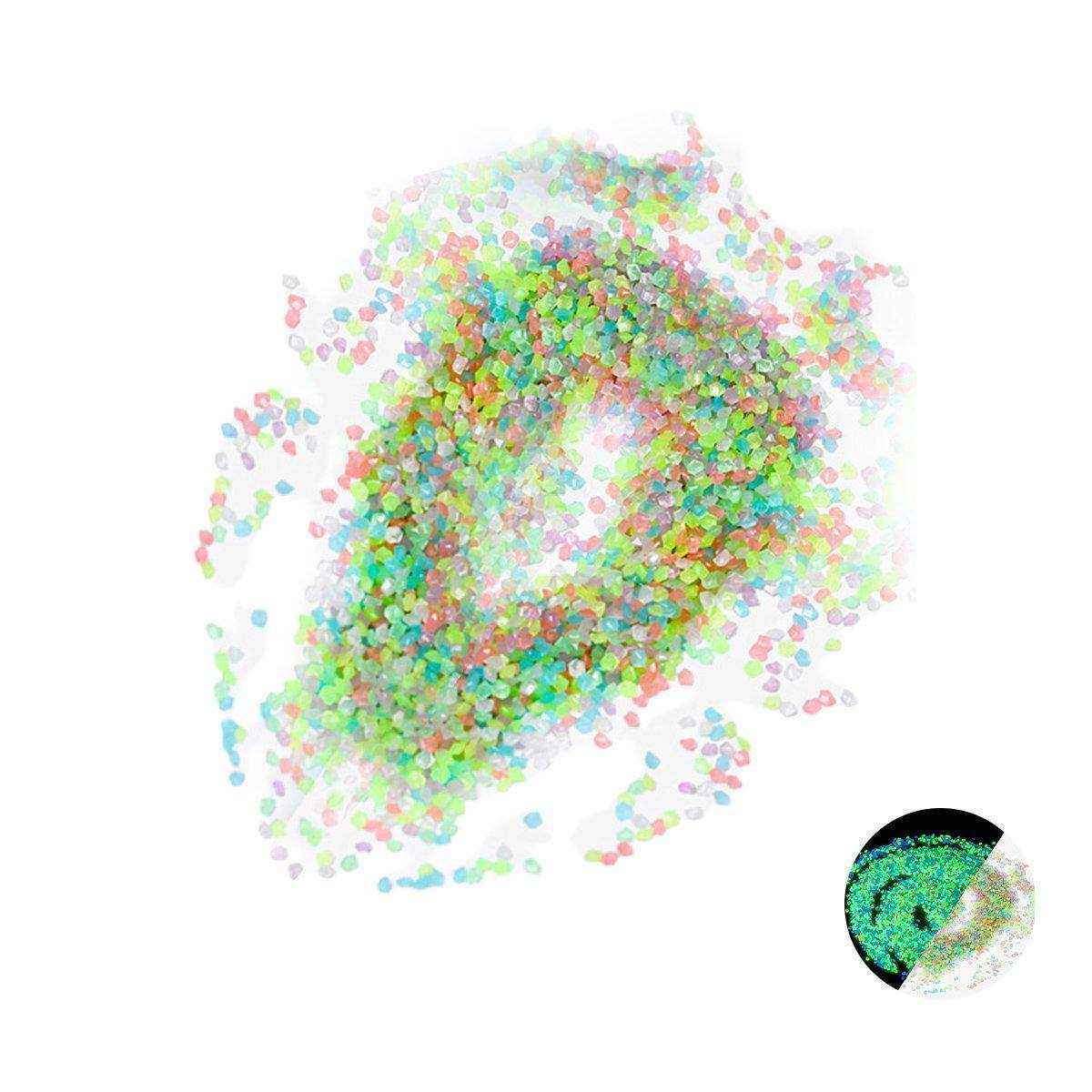 Luminous Sand Particles Micro Landscape Aquarium Fluorescent Landscape Luminous Sand 3-5mm Gravel Cross-border Supply