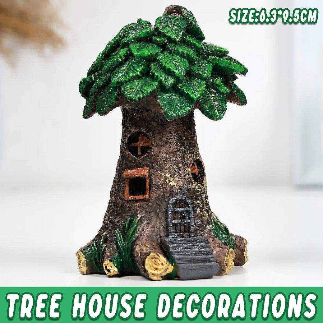 Resin Small Green Tree for Aquariums & DIY Landscapes Realistic Decoration