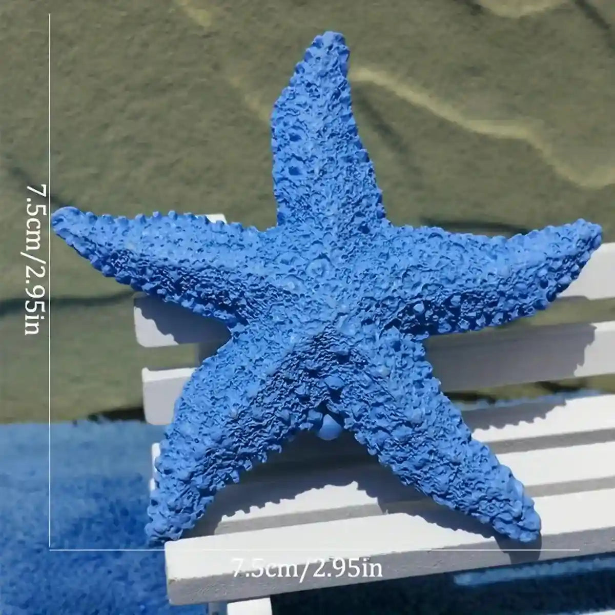 4 X Vibrant Aquarium Starfish Decorations Set