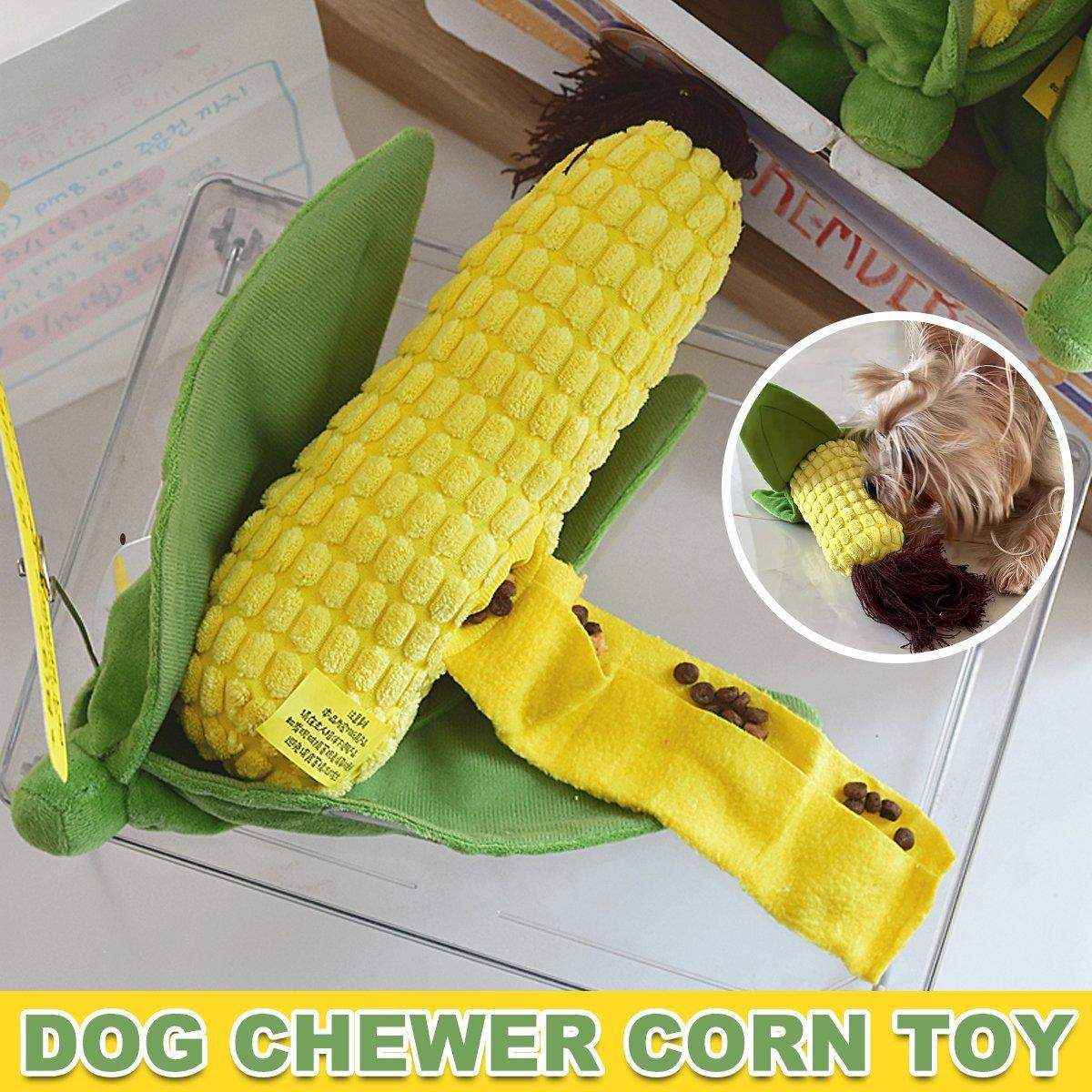 Yellow & Green Corn Puppy Chew Toy Dog Toy