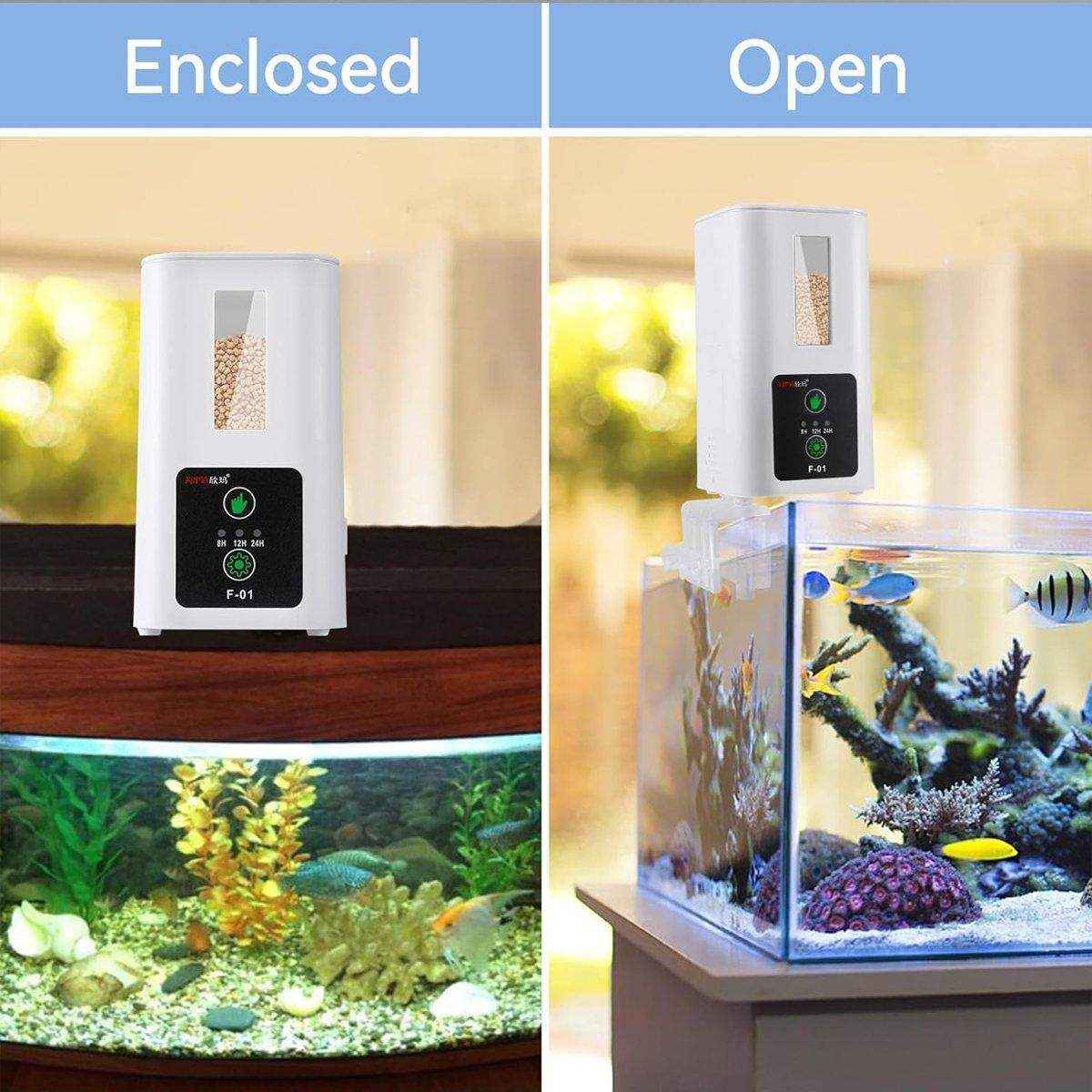 Energy-Efficient Aquarium Feeder with 400ml Capacity