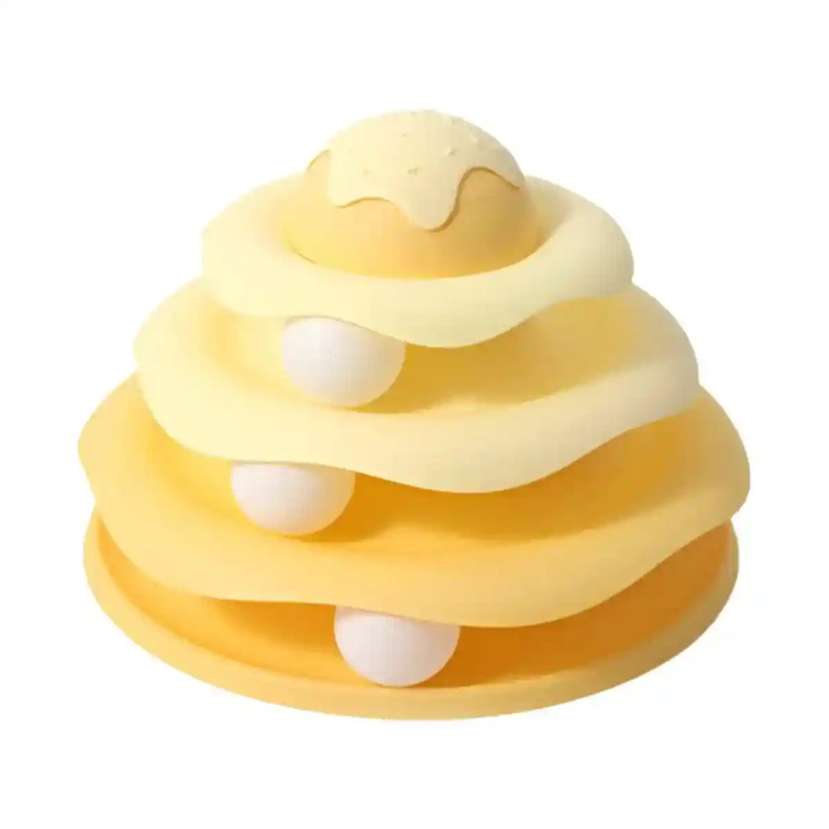 Funny Cat Toy Pet Toys Plastic Tower Interactive Track Ball Playing Game 3 Level