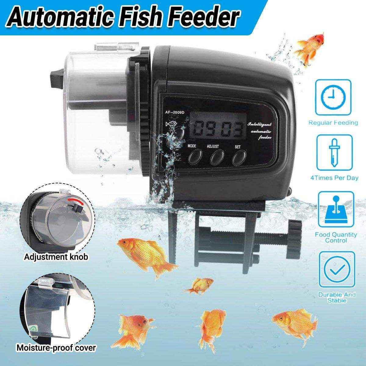 Reliable Automatic Fish Feeder for Convenient Aquarium Care