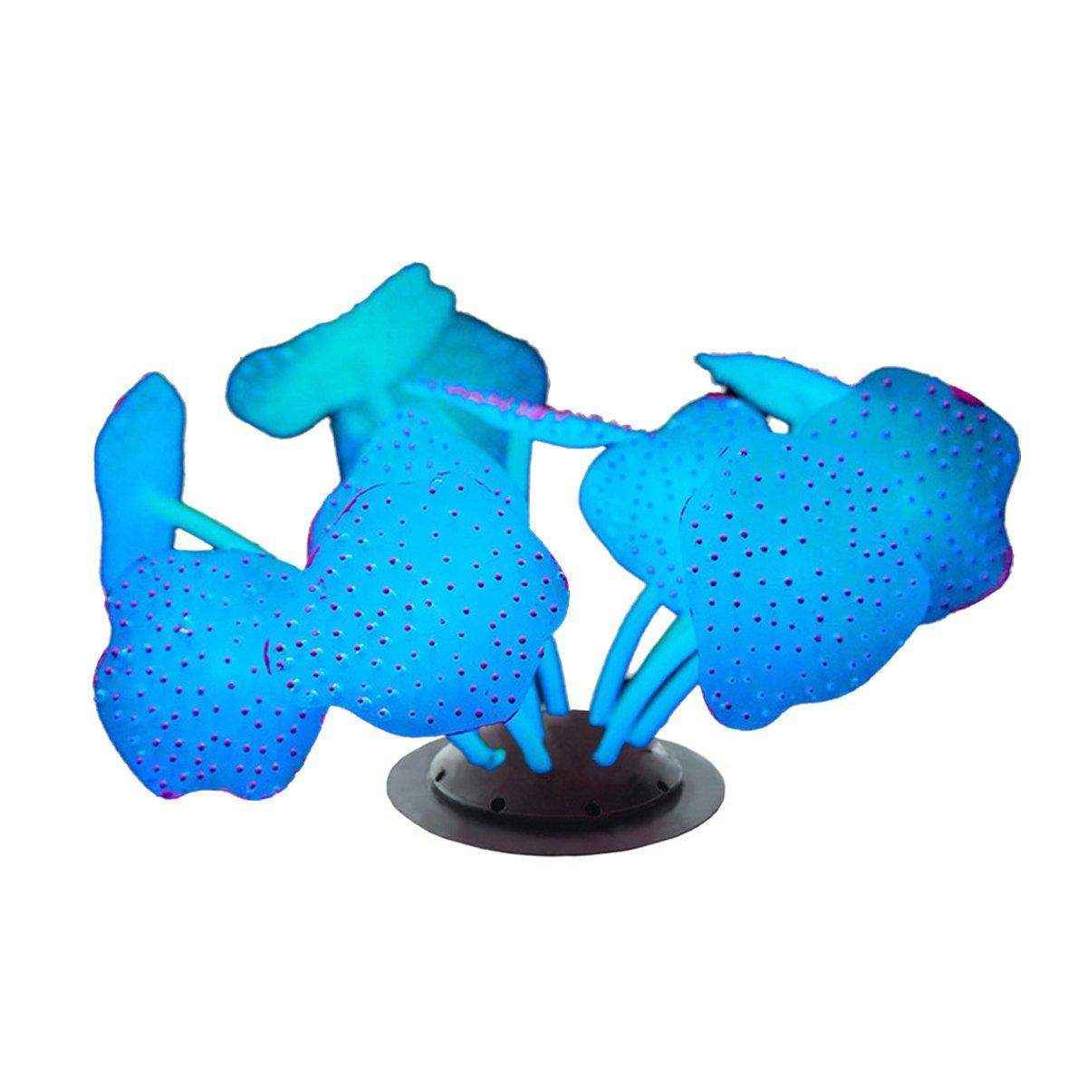 11 Leaf Silicone Artificial Fish Tank Aquarium Coral Plant Decoration Artificial Aquarium Plants