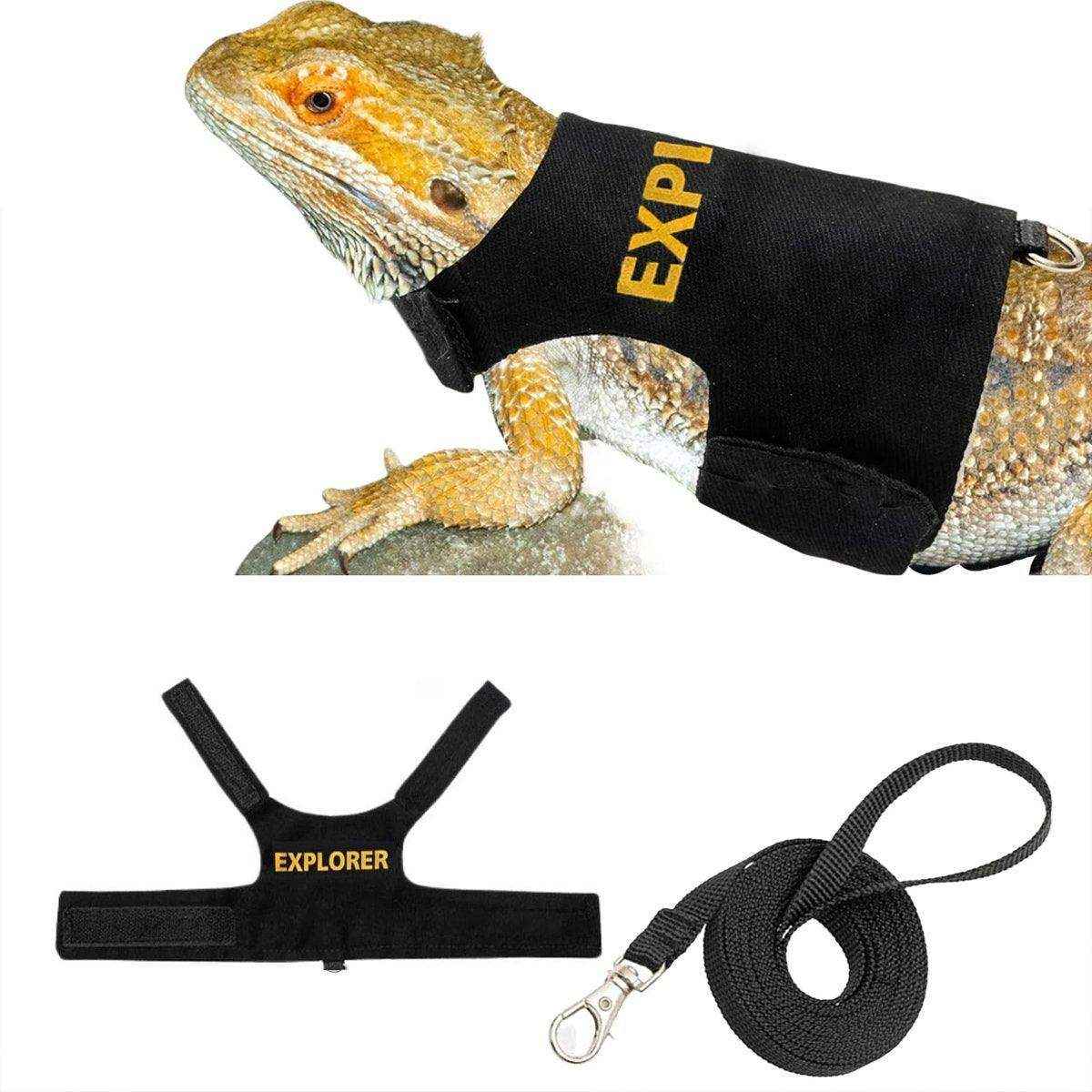 Lizard Leash Climbing Pet Out Chest Strap Chameleon Squirrel Leash
