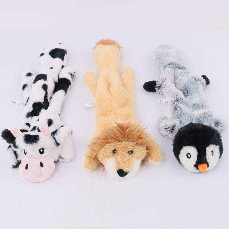 Durable Plush Dog Toy with Squeaky Feature for Medium Breeds 45 cm
