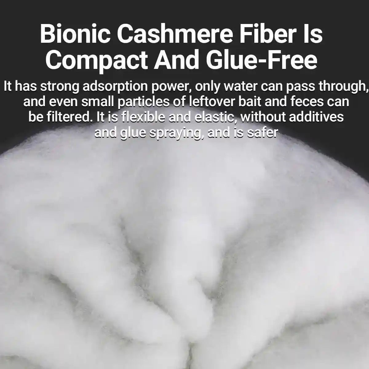 2Pcs Premium Aquarium Hand-Torn Filter Cotton Sponge Filters for Clean Water