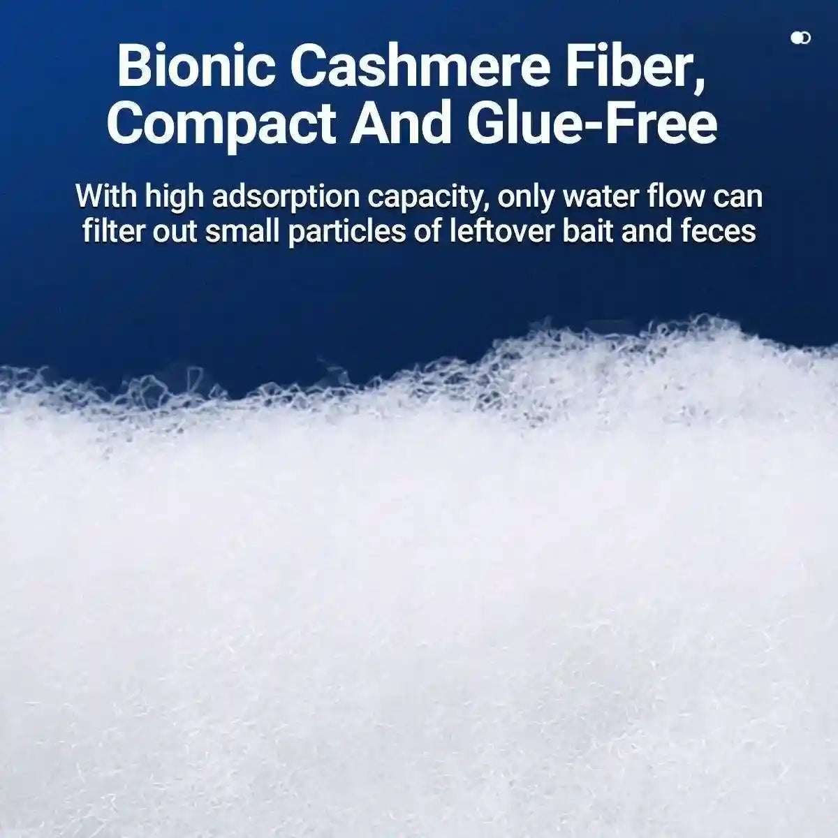 2Pcs Premium Aquarium Hand-Torn Filter Cotton Sponge Filters for Clean Water