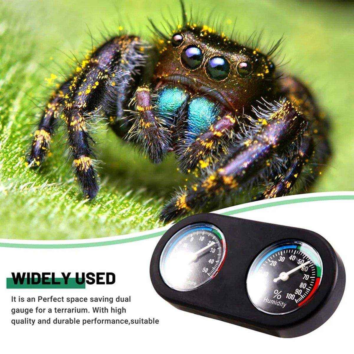 Digital Temperature Humidity Monitor for Reptile Turtle Lizard Spider Tank