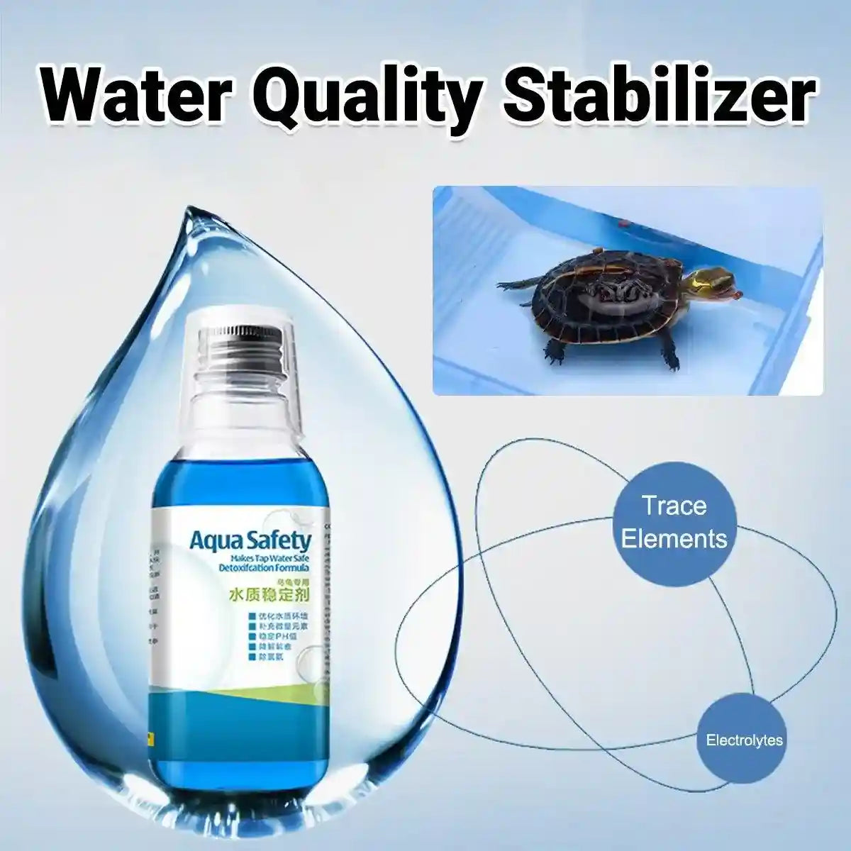 Water Quality Stabilizer for Fish & Turtle Tanks 250ml