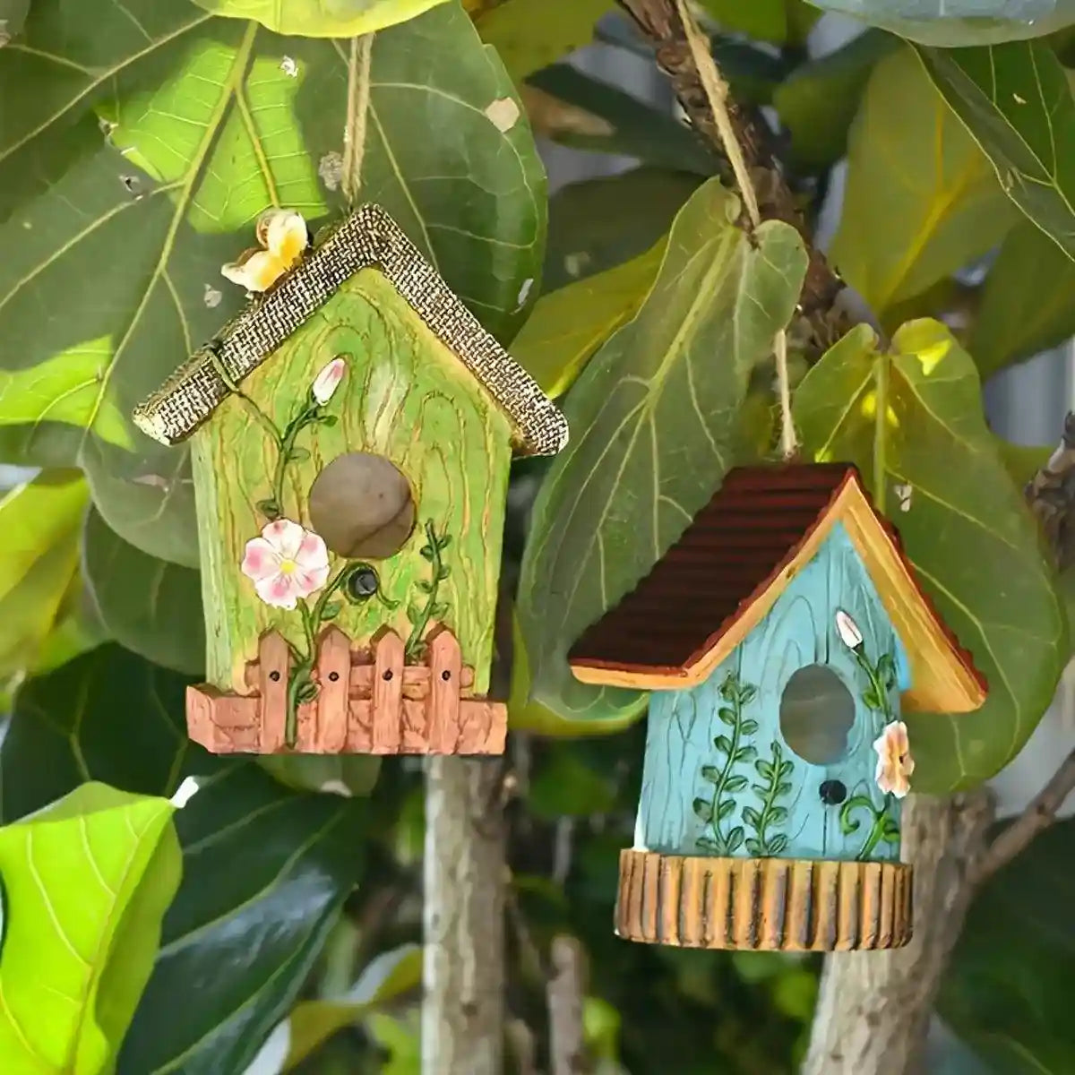 Bird House Resin Crafts Ornaments