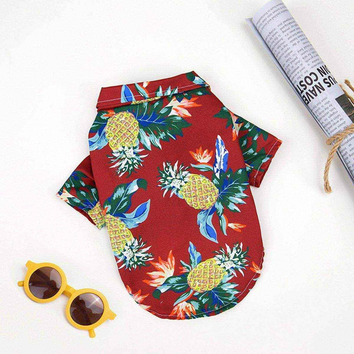 Pet Clothes Cat Dog Spring Summer Dog Hawaiian Shirt