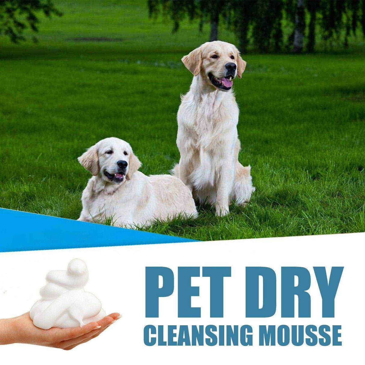 Pet Dry Cleaning Agent Cat Dog Bathing Dry Cleaning Foam Shower Gel Wash-Free