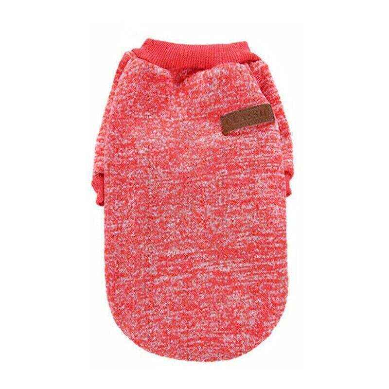 Winter Comfort Dog Jumper with Knitted Design and Colour Options