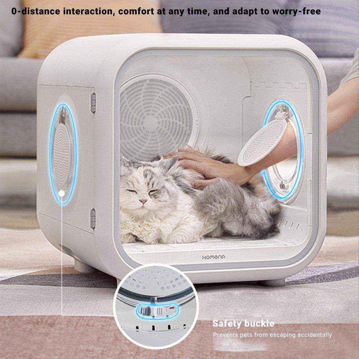 62L Smart Pet Hair Dryer Box - Automatic Dryer for Cats and Small Pets