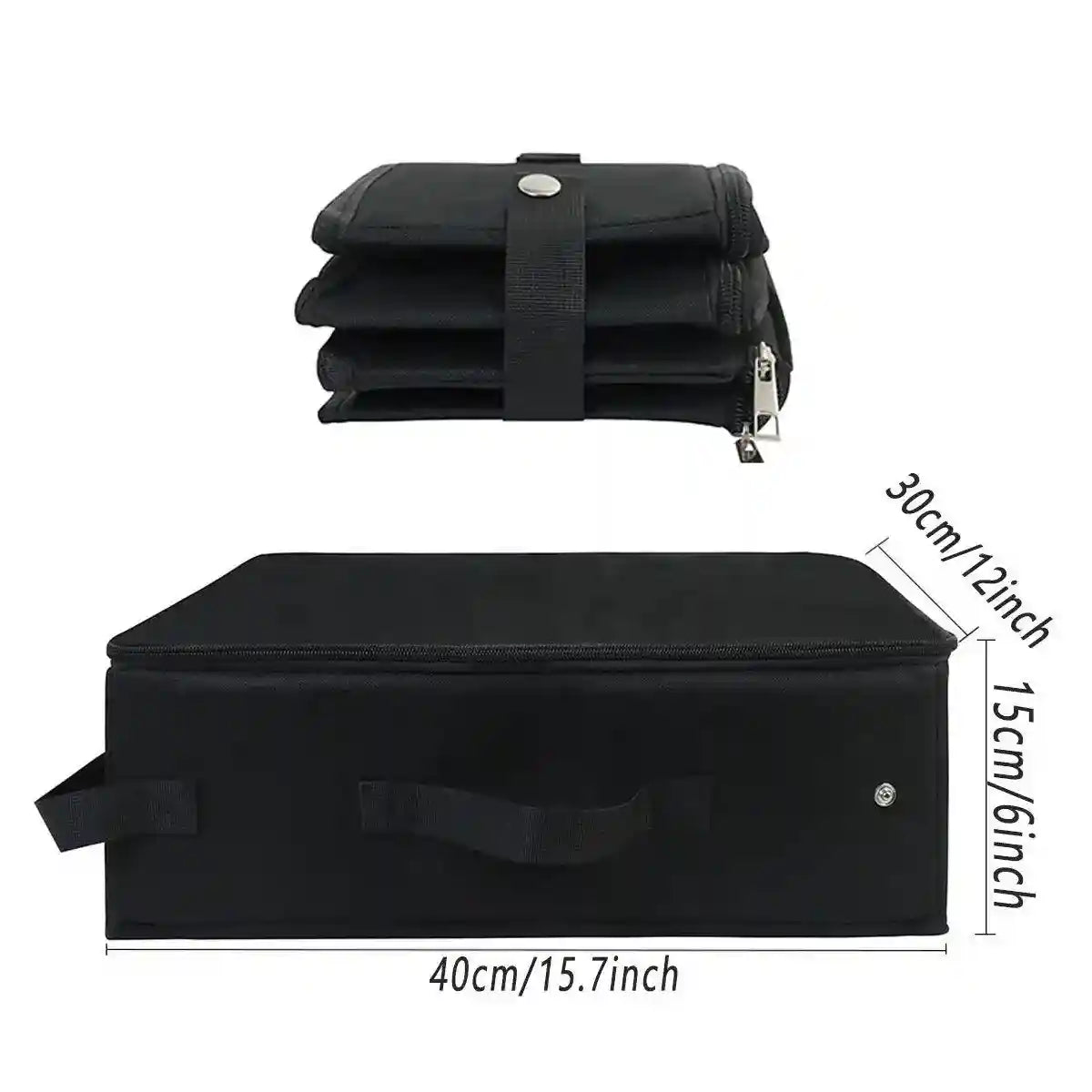 Travel Cat Litter Box With Lid and Handle Standard Portable Foldable Cat Litter Box Fabric Cat Litter Bag