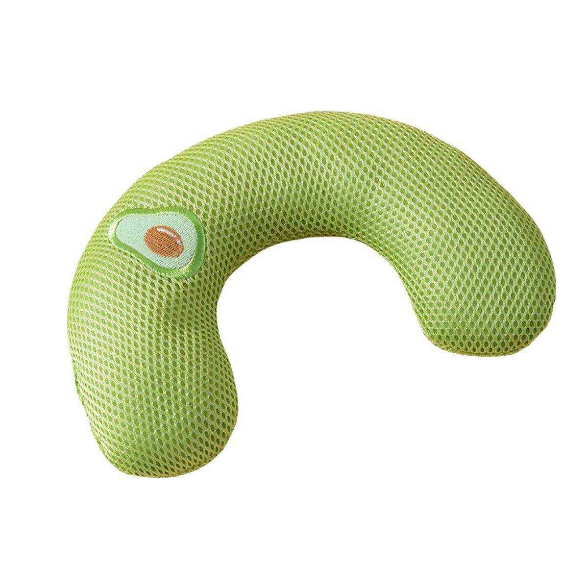 Dog Pet U Shaped Pillow Cartoon Breathable Cat Sleeping Cushion